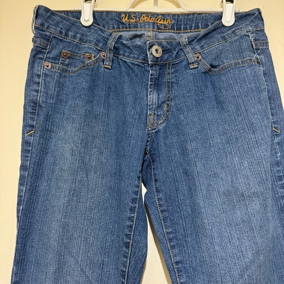Women’s U.S Polo Assn. Brand Dark Wash Skinny Style Casual Denim Jeans Size 7/8 - Picture 3 of 16